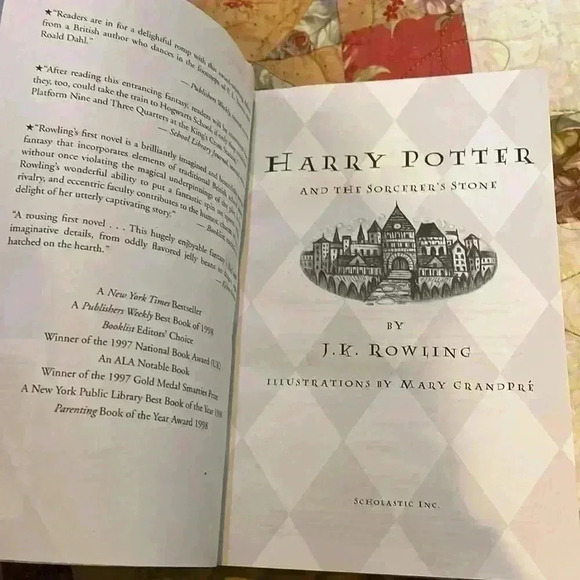 ⚡️ Unique Cover! 2013 scholastic paperback Harry Potter and the Sorcerer’s Stone - Picture 8 of 13